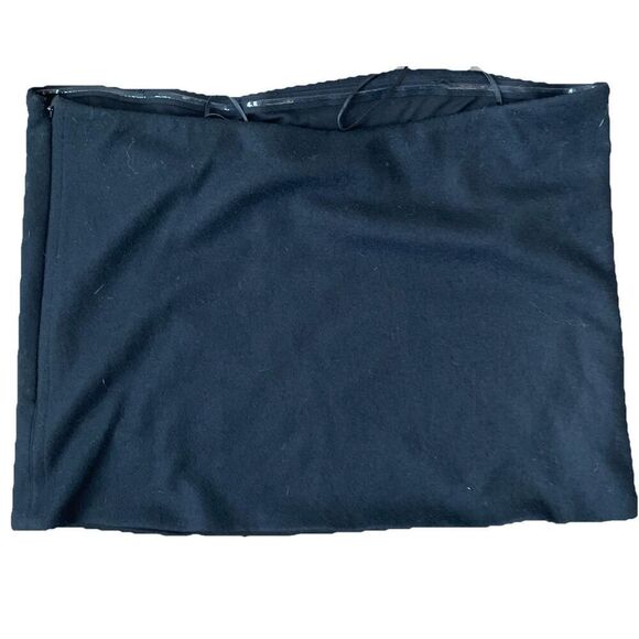 New Vince Wool-Blend Strapless Top Women's Black Sleeveless Zipper Closure Large - Picture 5 of 5